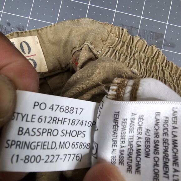 Redhead Cargo Pants 40x30 Fulton Khaki Tan Ripstop Canvas Work Stretch Outdoors - Picture 8 of 16